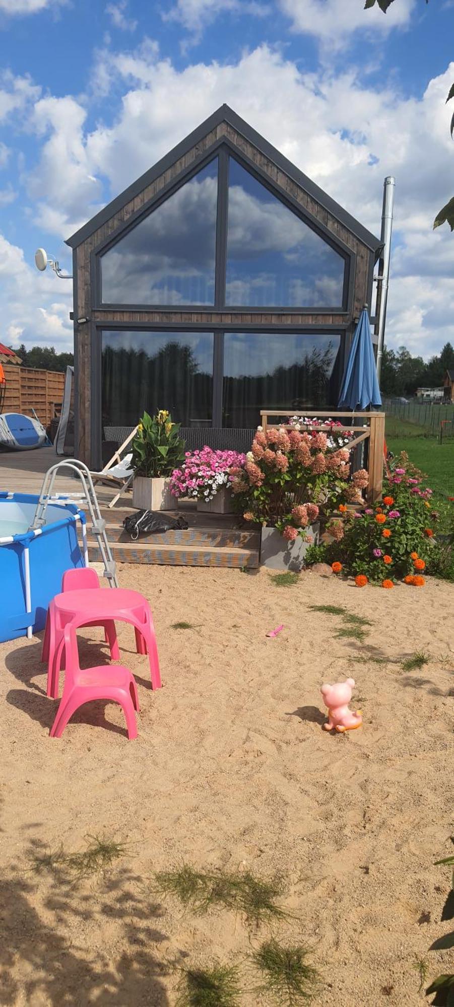Domek Mazurski Caloroczny Nad Jeziorem Z Jacuzzi Spa Pasym Exterior photo